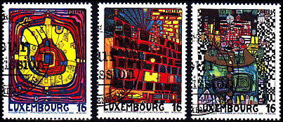 Luxembourg AFA 1348 - 50<br>Stemplet