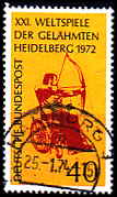 Vesttyskland AFA 1687<br>Stemplet