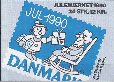 Danmark 1990<br>Postfrisk Julehæfte