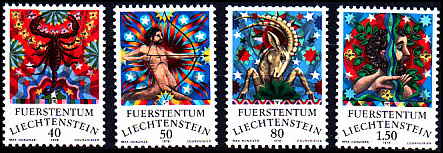 Liechtenstein AFA 709 - 12<br>Postfrisk