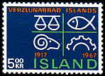 Island AFA 413<br>Postfrisk