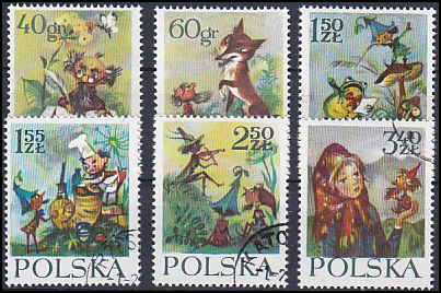 Polen AFA 1253 - 58<br>Stemplet