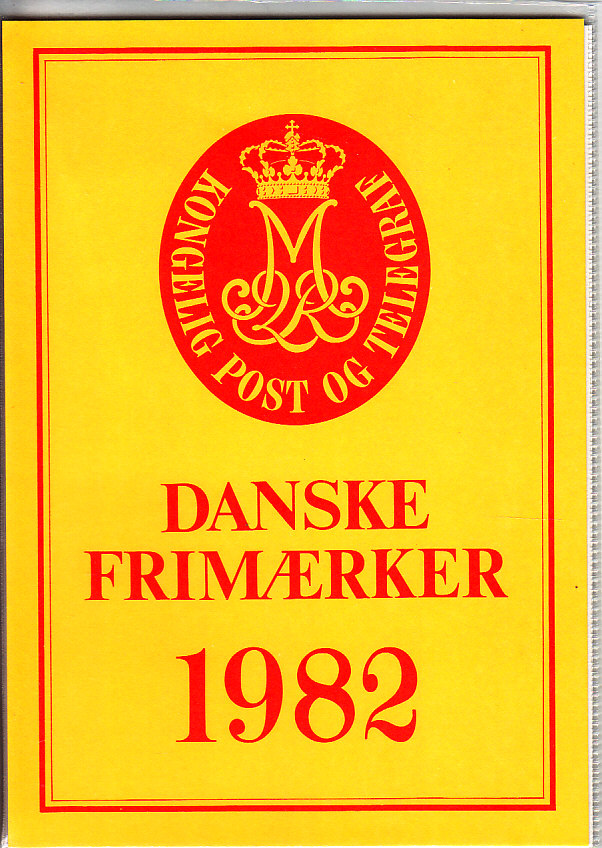 Danmark 1982<br>Postfrisk Årsmappe