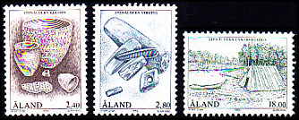 Aaland AFA 88 - 90<br>Postfrisk